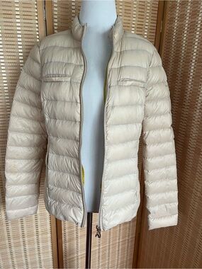 Patrizia Pepe Light Cream Packable Down Puffer Jacket - Women's